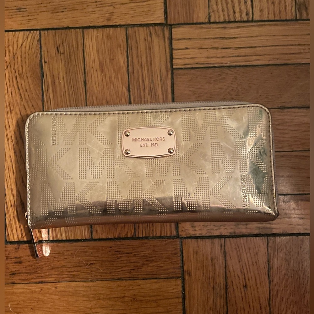Rose Gold MK Wallet